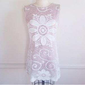 FREE PEOPLE WOMENS SIZE 6 LACE DRESS NEW ROMANTICS